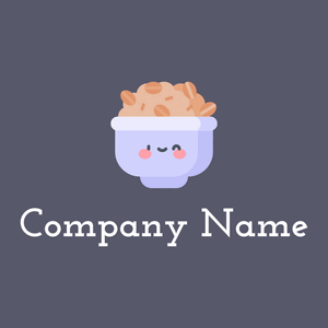 Oat logo on a Smoky background - Agriculture