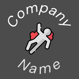 Crime scene logo on a Charcoal background - Arte & Intrattenimento