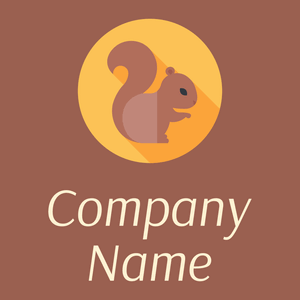 Chipmunk on a Dark Tan background - Animali & Cuccioli