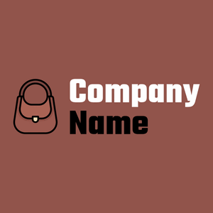 Hand bag logo on a Copper Rust background - Mode & Schönheit