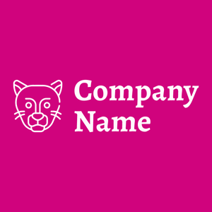 Puma logo on a Razzmatazz background - Animais e Pets