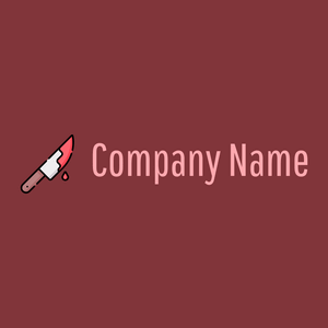 Knife logo on a Tall Poppy background - Entertainment & Kunst