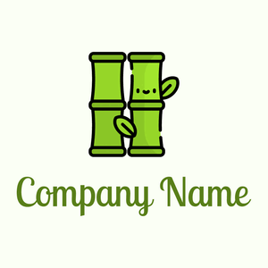 Bamboo logo on a Ivory background - Medio ambiente & Ecología