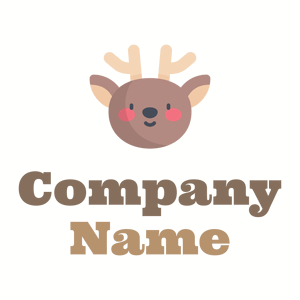 Brandy Rose Deer on a White background - Dieren/huisdieren