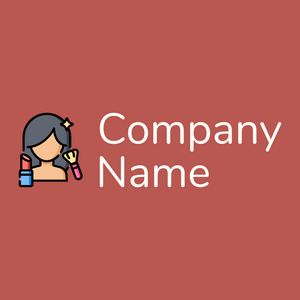 Makeover logo on a Chestnut background - Moda & Belleza