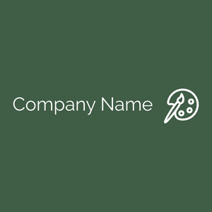 Color palette logo on a Plantation background - Kinderen & Kinderopvang