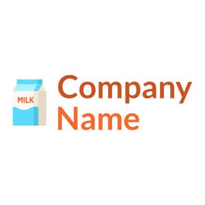 Milk logo on a White background - Agricultura