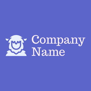 Yeti logo on a Slate Blue background - Abstract