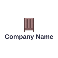 Logotipo gabinete marrón - Venta al detalle Logotipo