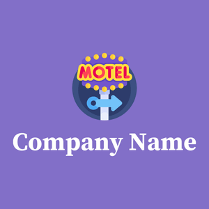 Motel logo on a True V background - Viaggi & Alberghi