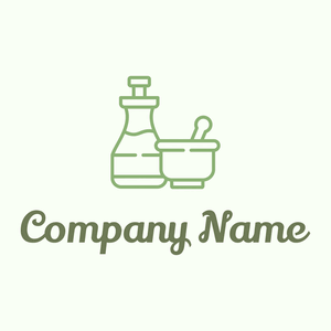 Apothecary on a Honeydew background - Médicale & Pharmaceutique