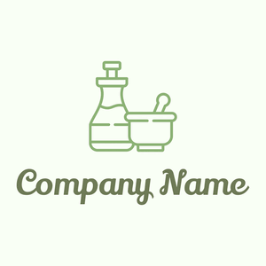Apothecary on a Honeydew background - Medisch & Farmaceutisch
