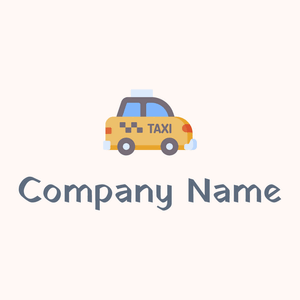 Taxi logo on a Seashell background - Autos & Fahrzeuge