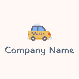 Taxi logo on a Seashell background - Automobiles & Vehículos