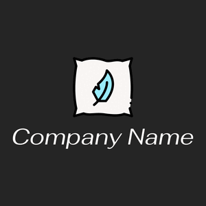 Pillow logo on a Nero background - Abstracto