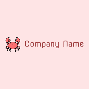 Bittersweet Crab on a Misty Rose background - Animais e Pets