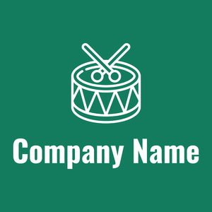 Drum logo on a Deep Sea background - Arte & Intrattenimento