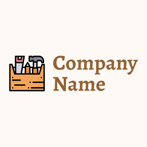 Carpenter logo on a Seashell background - Costruzioni & Strumenti
