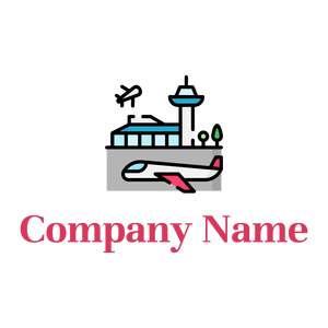 Airport on a White background - Industria