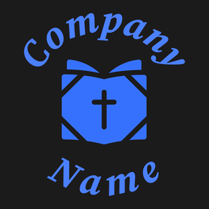 Bible logo on a Melanzane background - Religieus