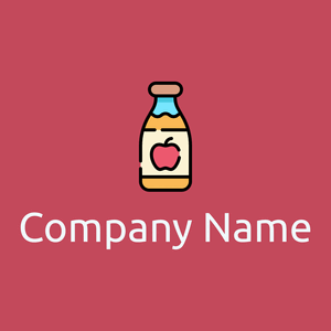 Juice logo on a Fuzzy Wuzzy Brown background - Alimentos & Bebidas