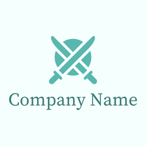 Katana logo on a Azure background - Abstrato