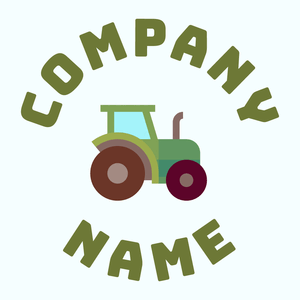 Tractor on a Azure background - Landwirtschaft