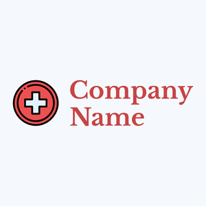 Hospital sign logo on a Alice Blue background - Educación