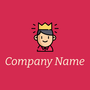 King logo on a Brick Red background - Politica