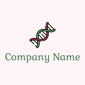 Green Dna on a Snow background - Medisch & Farmaceutisch