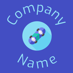 Skate logo on a Free Speech Blue background - Giochi & Divertimento