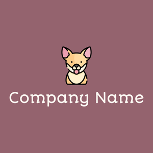 Chihuahua on a Mauve Taupe background - Animais e Pets
