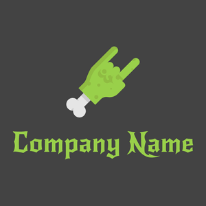 Hand logo on a Charcoal background