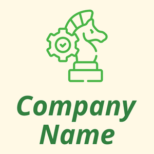 Business Strategy logo on a Corn Silk background - Sport