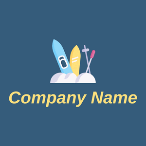 Ski logo on a Matisse background - Venta al detalle