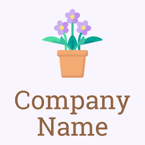 African violet logo on a Magnolia background - Milieu & Ecologie