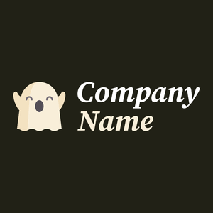 Ghost logo on a Black Magic background - Abstracto