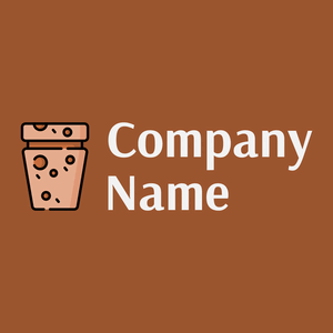Cork logo on a Piper background - Abstrait