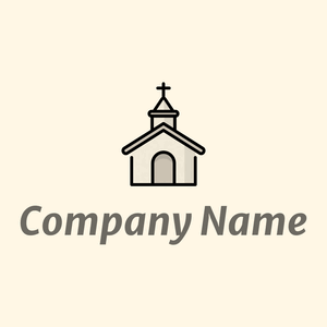 Church on a Corn Silk background - Religión
