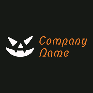 Pumpkin Face logo on a Marshland background - Abstracto