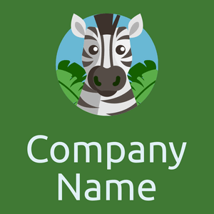 Zebra on a Japanese Laurel background - Animales & Animales de compañía