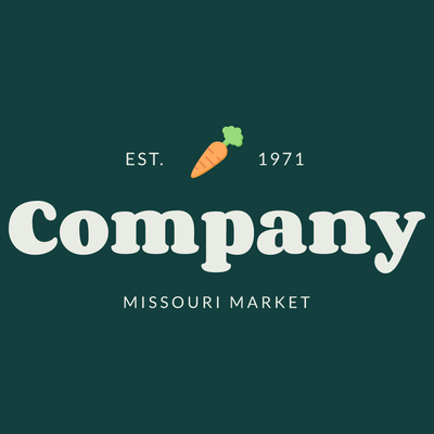Vegetable market logo - Alimentos & Bebidas