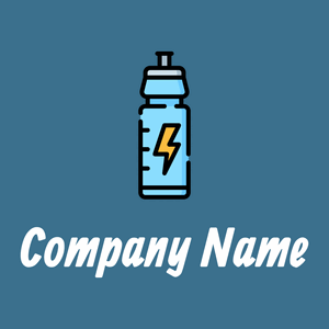 Energy drink logo on a Astral background - Comida & Bebida