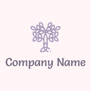 Celtic tree logo on a pink background - Religiosidade