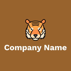 Tiger logo on a Buttered Rum background - Animaux & Animaux de compagnie
