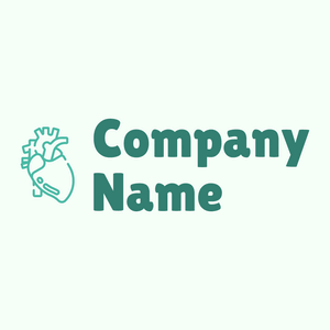 Heart logo on a green background - Medical & Farmacia