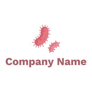 Deep Blush Bacteria on a White background - Hospital & Farmácia