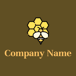Bee on a Cafe Royale background - Meio ambiente