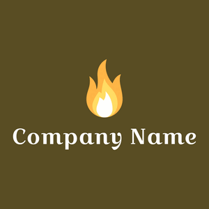 Fire on a Bronze Olive background - Sicherheit