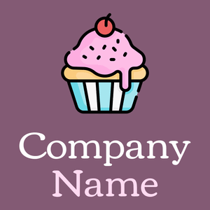 Cupcake on a Trendy Pink background - Nourriture & Boisson